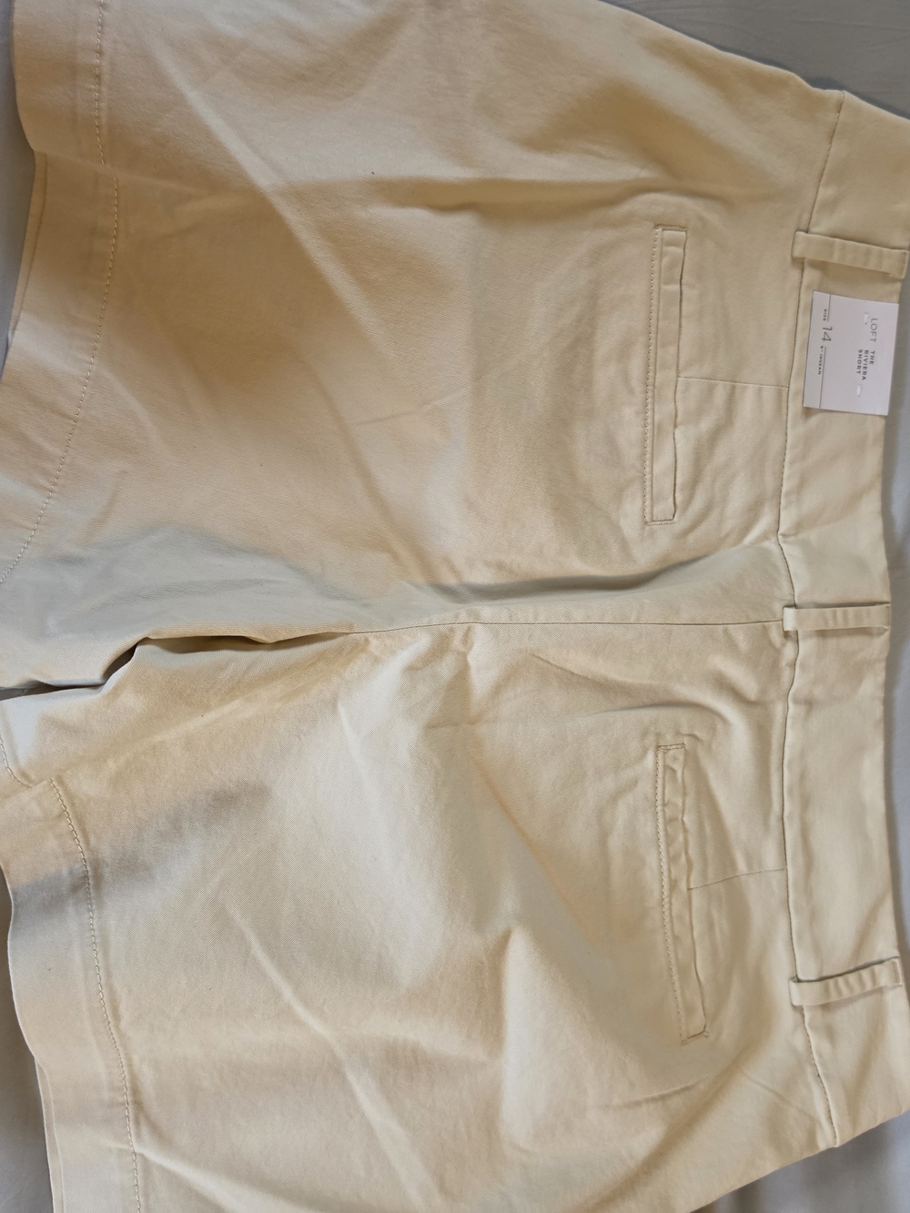 J. Crew Women’s Chino Shorts - Pink, Cream, Light Gray - Size 14 - Picture 9 of 9
